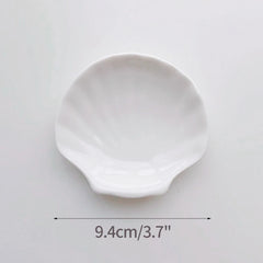 Shell Shape Ceramic Tray