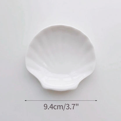Shell Shape Ceramic Tray