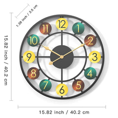 Retro Iron Wall Clock