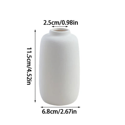 Nordic White Mini Ceramic Vase