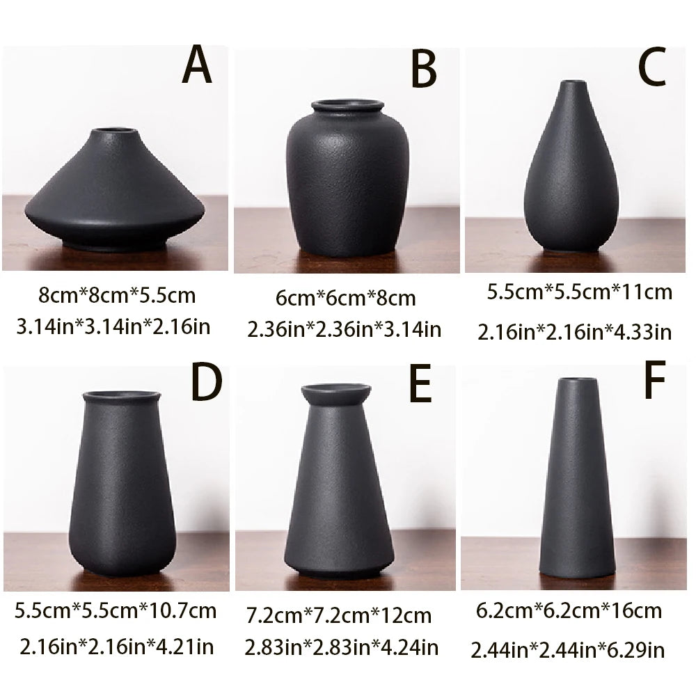 Small Matte Ceramic Flower Vase