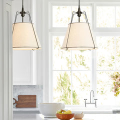 Minimalist Fabric Pendant Light