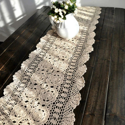 Vintage Crochet Table Runner