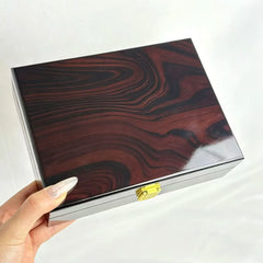 Glossy Wooden Jewelry Storage Box