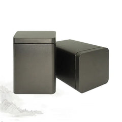 Square Metal Tea Tins
