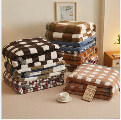Chunky Chenille Knit Throw Blanket