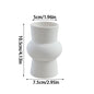 Nordic White Mini Ceramic Vase