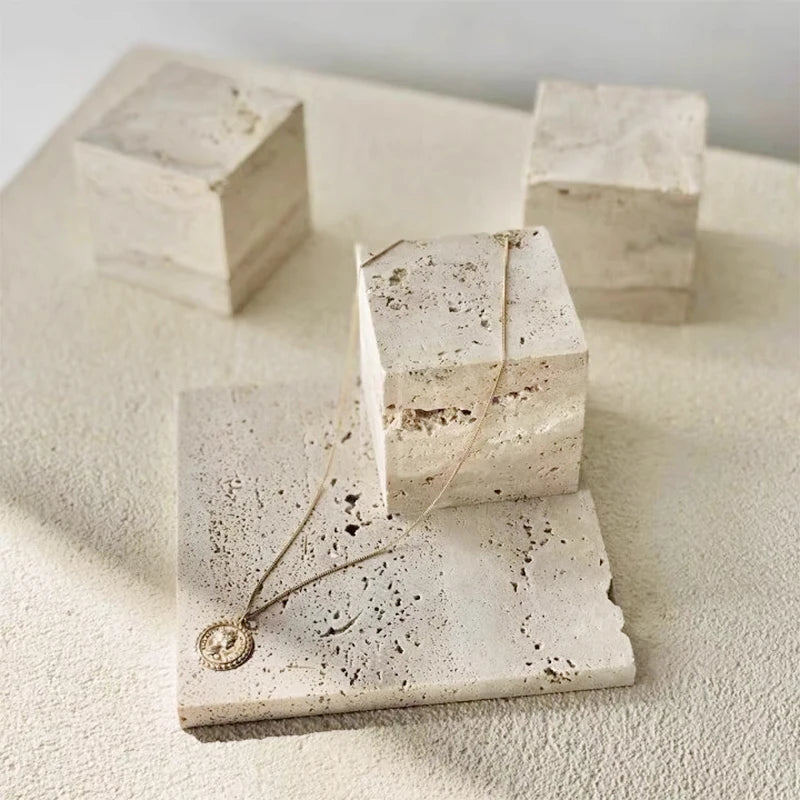 Marble Jewelry Display Block