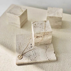 Marble Jewelry Display Block