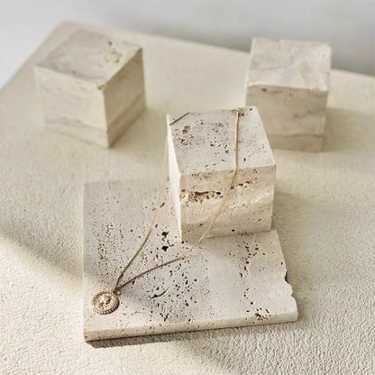 Marble Jewelry Display Block