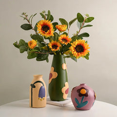 Morandi Glazed Ceramic Vase