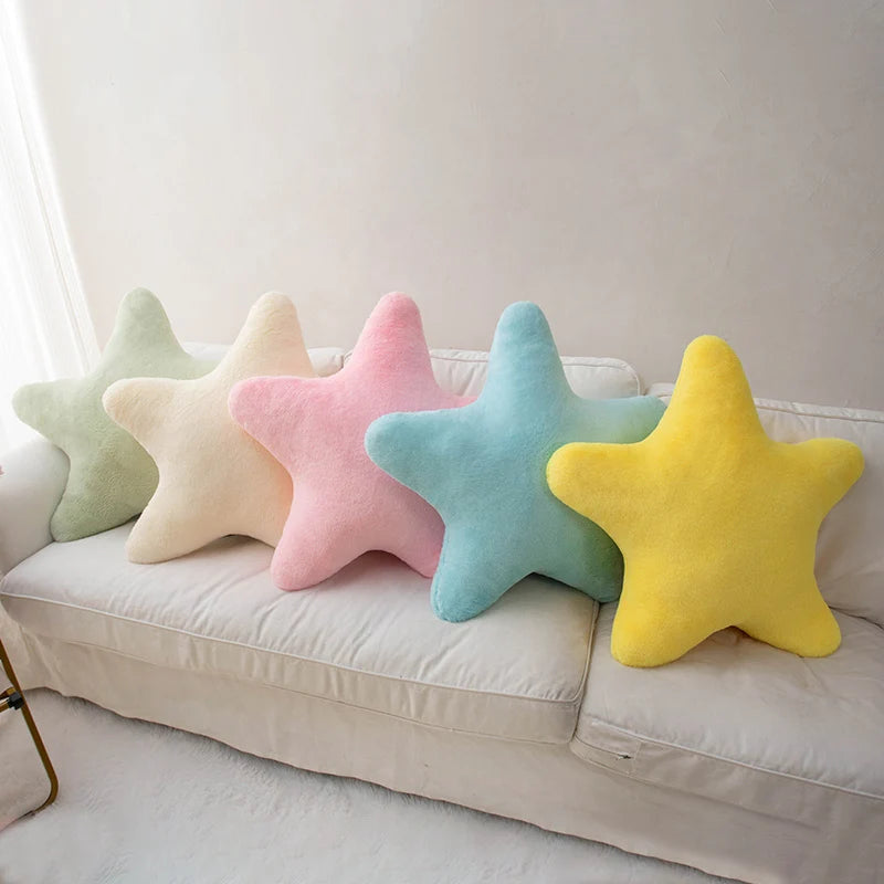 Star Shaped Plush Throw Pillow