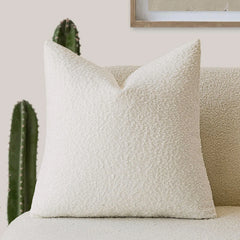 Boucle Throw Pillow Cover 18x18