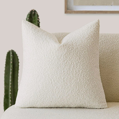 Boucle Throw Pillow Cover 18x18
