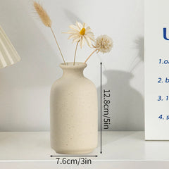 Nordic White Ceramic Flower Vase