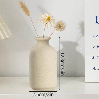 Nordic White Ceramic Flower Vase
