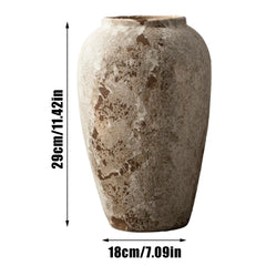 Rustic Ceramic Floor Vase