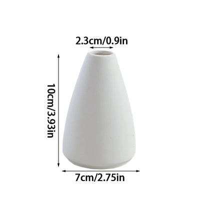 Nordic White Mini Ceramic Vase