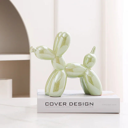 Balloon Dog Ceramic Sculpture
