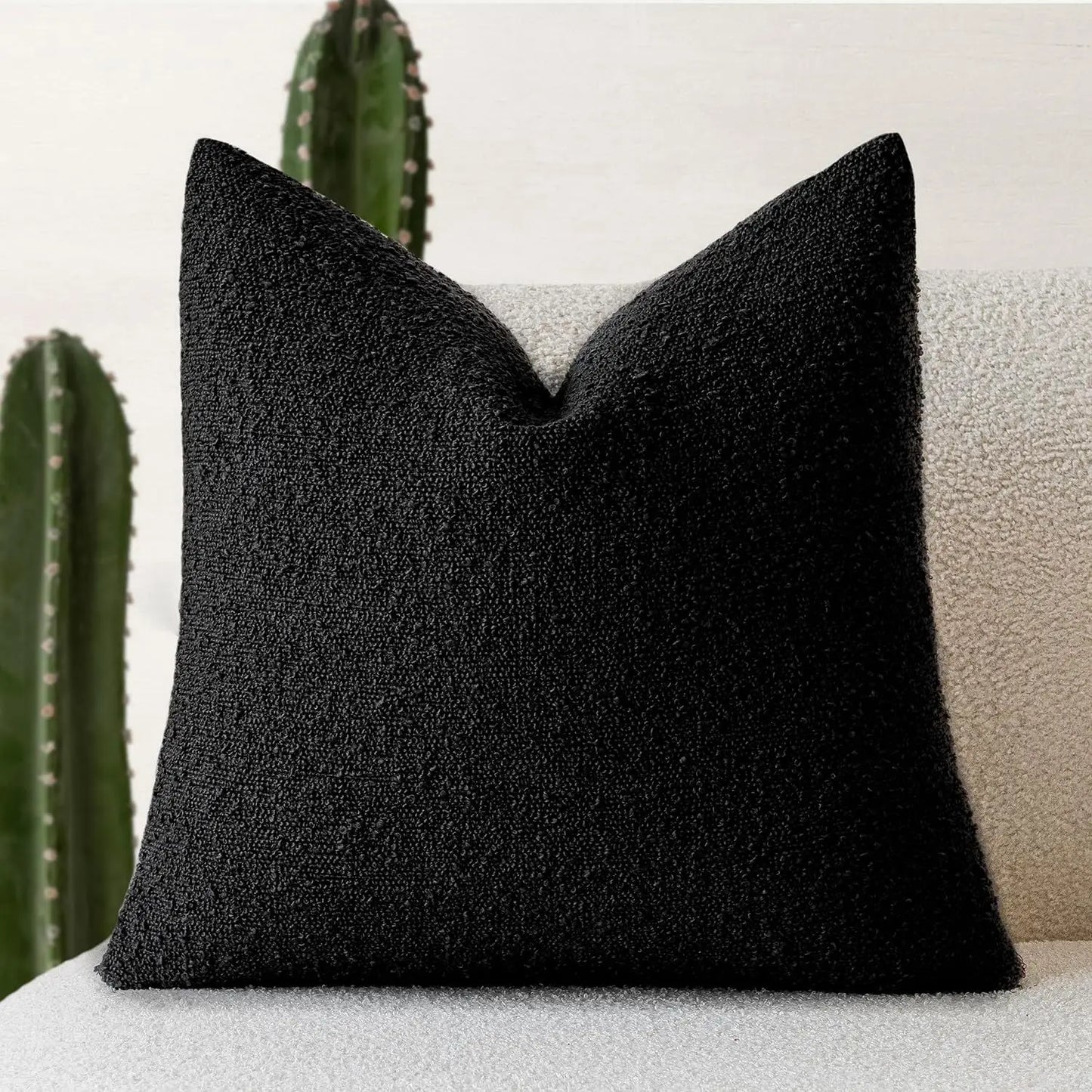 Boucle Throw Pillow Cover 18x18