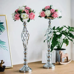 Twisted Gold Candle Holder