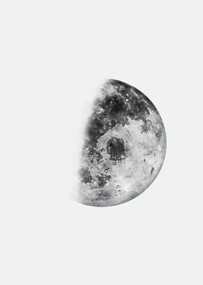 Moon Phase Canvas Wall Art Prints