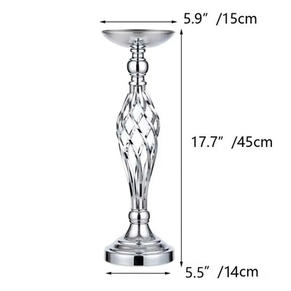 Twisted Gold Candle Holder