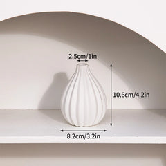 Nordic White Ceramic Flower Vase