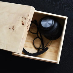 Solid Burl Wood Keepsake Box
