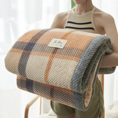 Chunky Chenille Knit Throw Blanket