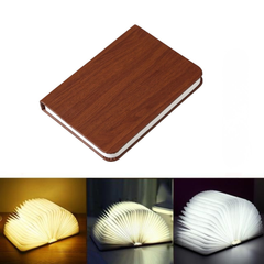 Foldable Wooden Book Lamp