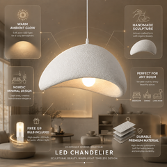 Wabi-Sabi LED Ceiling Chandelier