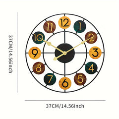 Retro Iron Wall Clock