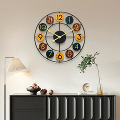 Retro Iron Wall Clock
