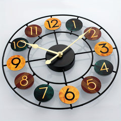 Retro Iron Wall Clock