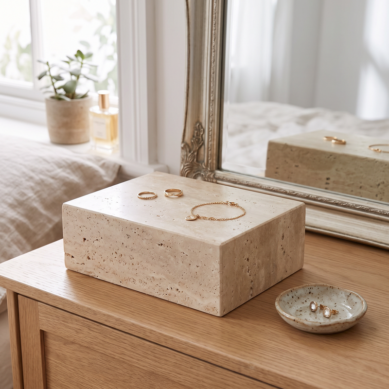 Marble Jewelry Display Block