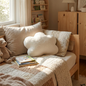 Soft Cloud Plush Throw Pillow lifestyle