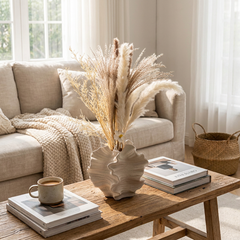Wavy Petal Ceramic Vase lifestyle photo