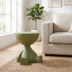Cartoon Bear Side Table - Green
