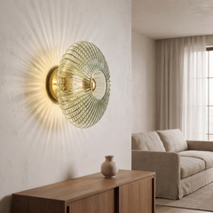 Nordic Glass Wall Sconce - Smoke Gray