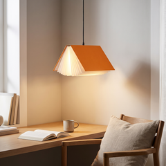 Book Style Pendant Light - Yellow