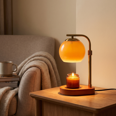 Aromatherapy Wax Warmer Lamp - Brown / Timing Switch