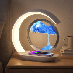 Quicksand Hourglass Night Lamp - Blue