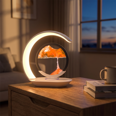 Quicksand Hourglass Night Lamp - Yellow