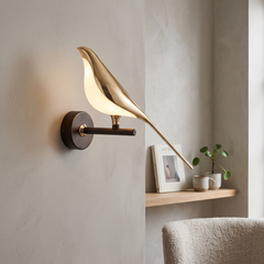 Magpie Bird Wall Sconce - 1 Bird / 4000K