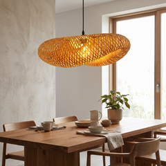 Bamboo Weave Pendant Light - 60cm