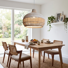 Rattan Weave Pendant Chandelier - D50cm