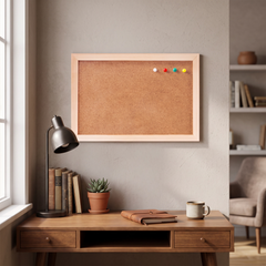 Pine Wood Cork Board Frame - 20x30 cm