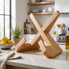 Wooden Cookbook Stand - Style A