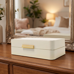 Leather Jewellery Storage Box - Small